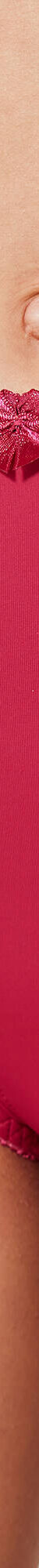 Gainette microfibre tulle brodé Caminata (cerise) Gainette microfibre tulle brodé Caminata (cerise)